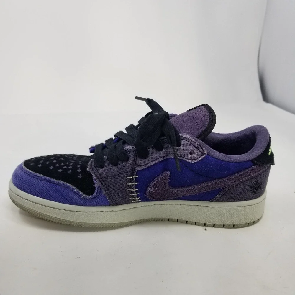 Size 5Y Nike Air Jordan 1 Low VooDoo Zion Williams PURPLE BLACK IH2725-500